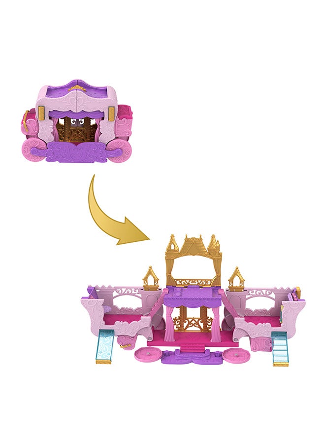 Disney Princess Princess Small Doll - Carriage to Castle 2-in-1 Playset (Aurora) - Image 3