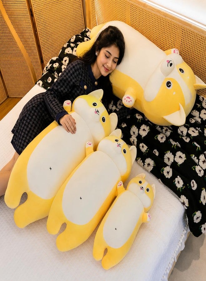 TechMax Solution Sweet Dog Stuffed Animal Body Pillow Huggable Cushion Anime Style Plush Decor Cozy Bedding Accessory for Teens Kids Side Sleeper Support Lumbar Rest Couch Companion - Image 3