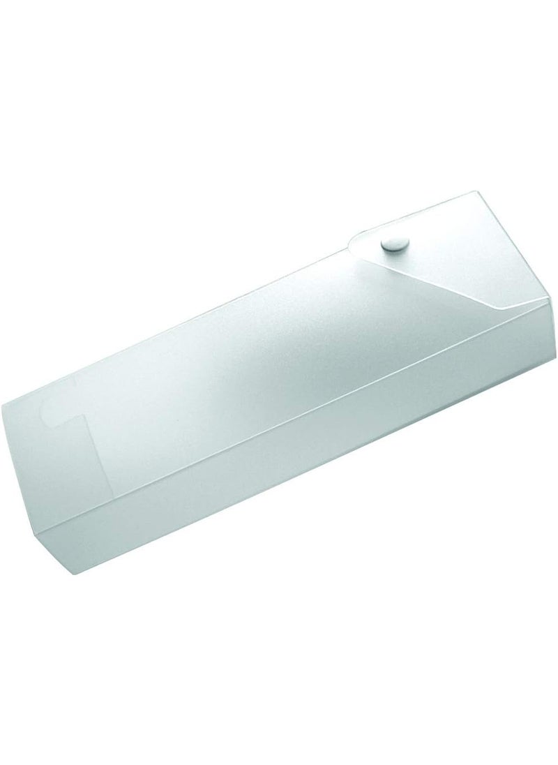 Alvin Alvin APCC Pencil Case Clear For Storing Pencils Rulers Markers Pens and More Safety Stop Pullout Tray with Easy Snap Top Durable Polypropylene Construction Acidfree Archivalquality 