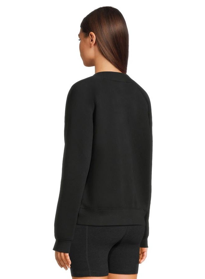 UGG Women's Logo Crewneck, Black, M - Image 3