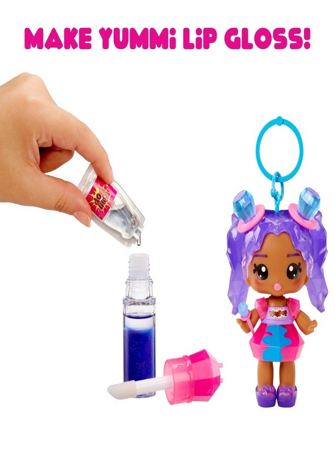Yummiland x Licensed Sweets Lip Gloss Doll: Ring Pop Includes DIY Lip Gloss + Removable Keychain, Cosmetic Play, Collectible, Ages 4+ - Image 4