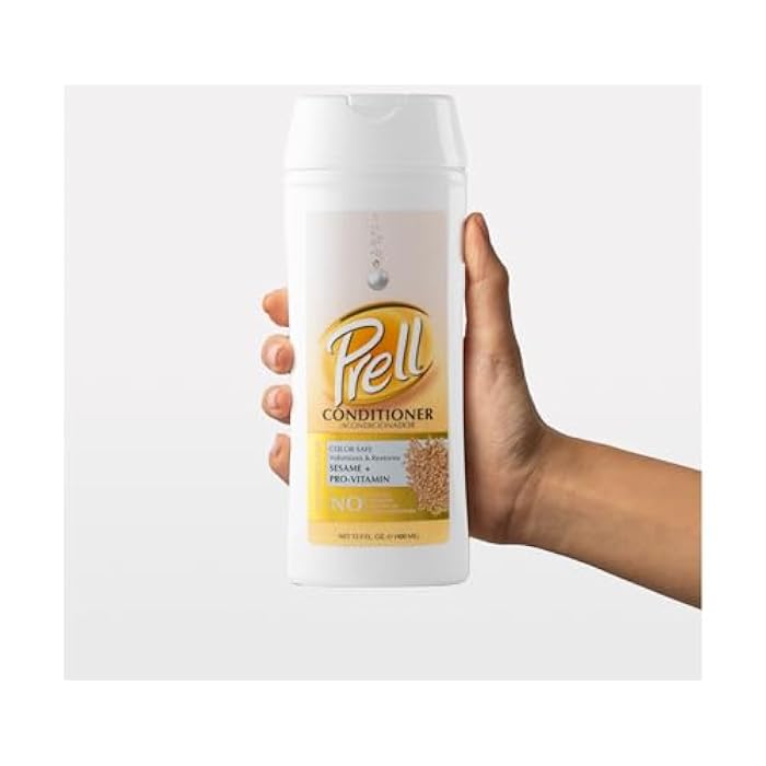 Prell Sesame + Pro-Vitamin Conditioner for Thinning Hair, Color Safe, Volumizes & Restores 13.5 fl. oz. (Pack of 3) - Image 5