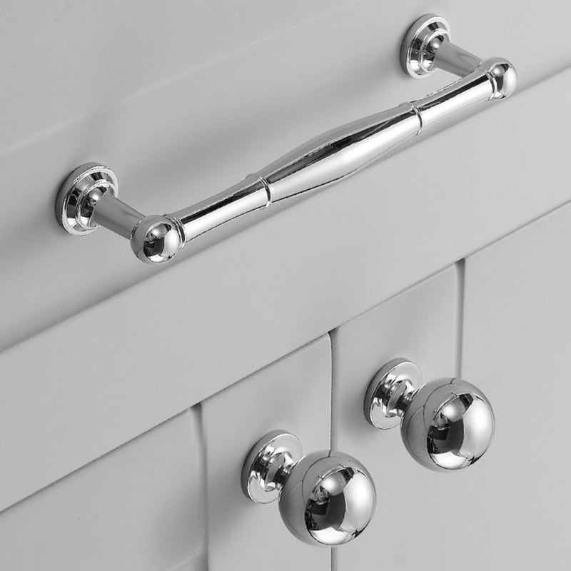 Brass Cabinet Knobs Round Ball Drawer Pulls Solid Metal Wardrobe Door Handles - Image 5