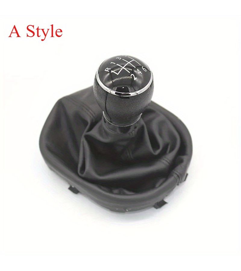 6 Speed Gear Shift Knob Lever Shifter Dust Cover for Volkswagen Caddy 2004 2009 - Image 4