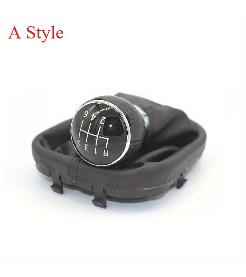 6 Speed Gear Shift Knob Lever Shifter Dust Cover for Volkswagen Caddy 2004 2009 - Image 5