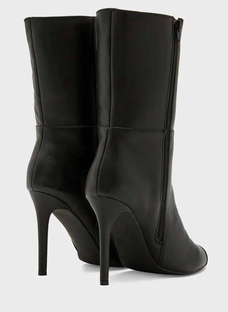 PUBLIC DESIRE Portrait Knee Boot
