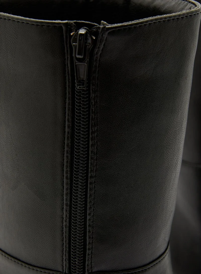 PUBLIC DESIRE Portrait Knee Boot