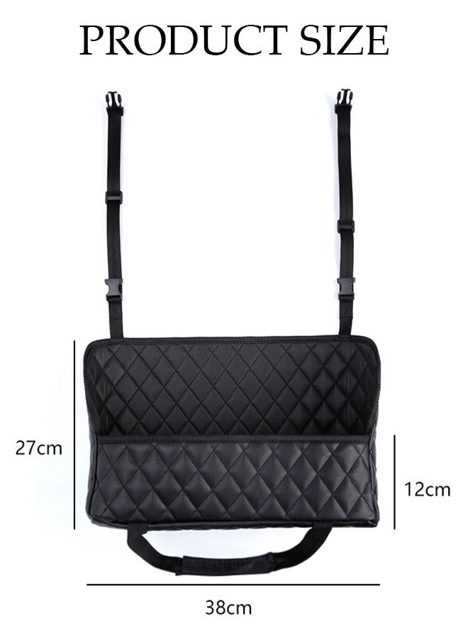 DUNISO Car Seat Storage Organizer and Handbag Holder for Purse Storage Phone Documents Pocket Barrier of Backseat Pet Kids  - Image 2