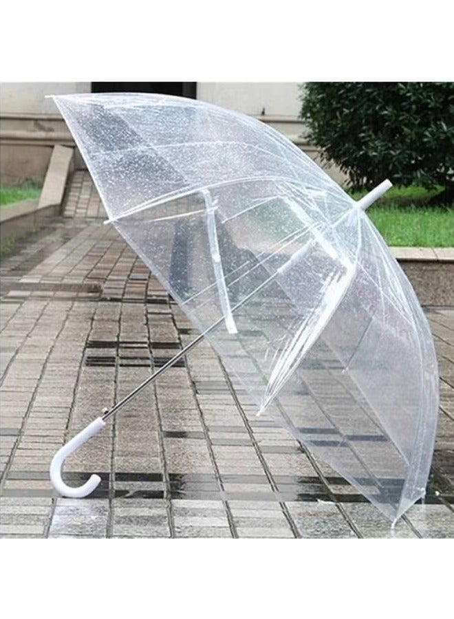 مظلة شفافة قابلة للطي خفيفة الوزن مقاومة للماء - Image 4