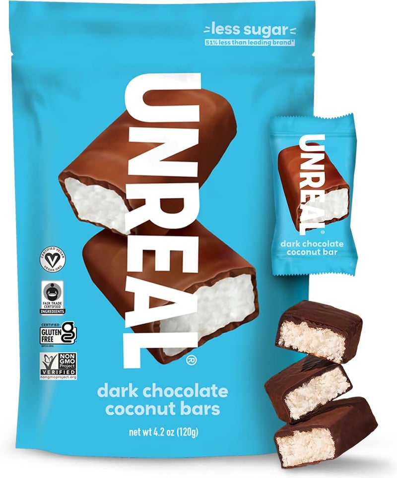 UNREAL Dark Chocolate Coconut Bars - Image 1