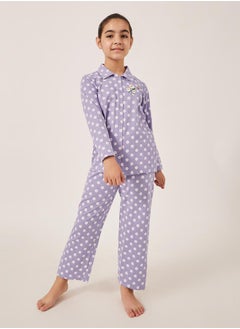 Styli All-Over Daisy Print Long Sleeve Shirt and Pyjama Set  - Image 2