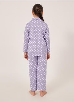 Styli All-Over Daisy Print Long Sleeve Shirt and Pyjama Set  - Image 5