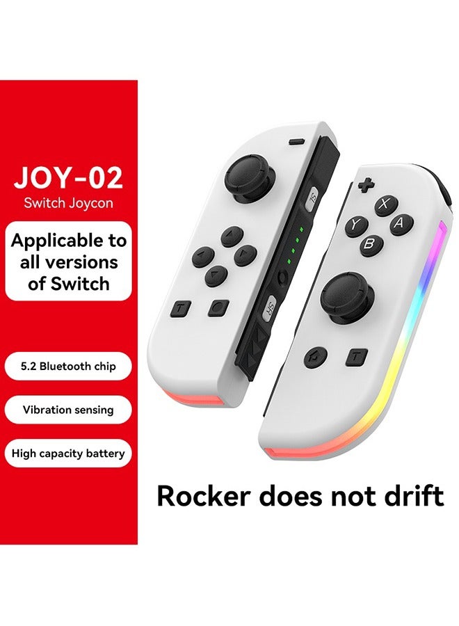 أجهزة تحكم لاسلكية Joy-Con لنينتندو سويتش (زوج أيمن/أيسر) – بديل متوافق مع سويتش/سويتش لايت/سويتش OLED، مزود بوظائف الإيقاظ، لقطة الشاشة، اهتزاز ثنائي وتحكم بالحركة - Image 1