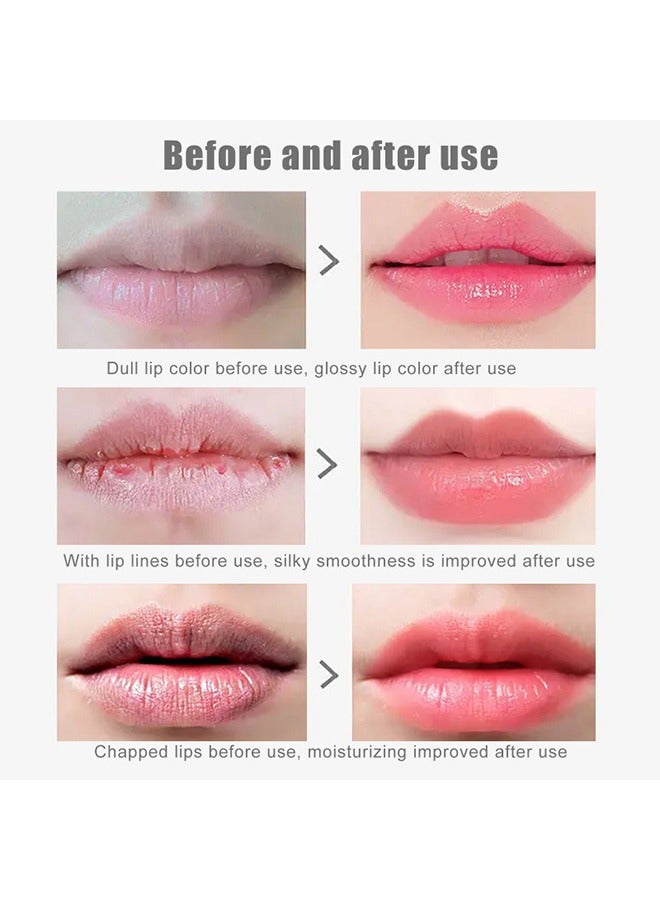 اوكيل قناع الشفاه للنوم (التوت) ، مع مرطب شفاه برائحة التوت الحلو اللطيف للشفاه الجافة المتشققة ، مغذي مضاد للأكسدة وأغلفة مضافة ورطبة للنساء 20 غرام - Image 4