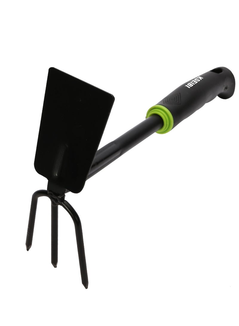 كسيبي مُزارع/ مجرفة للحديقة، "290 مم، أدوات فولاذية عالية الجودة، أدوات يدوية للبستنة في الفناء، مقبض مطاطي، لإزالة الأعشاب الضارة، زراعة التربة، تقطيع وتقطيع وحصاد الخضروات الجذرية. - Image 1