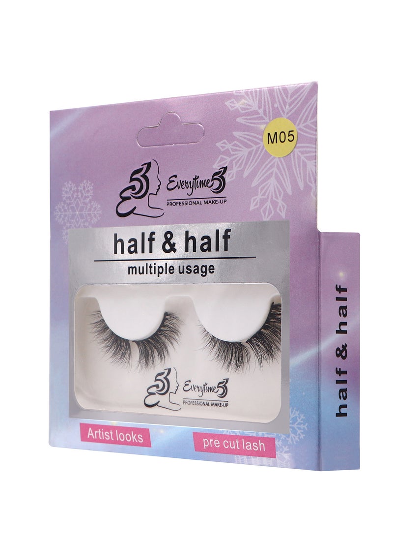 Everytime53 Women's Half & Half Eye Lashes - M05 - Image 2