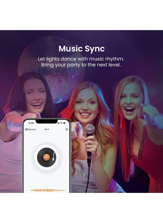 broadlink | LB4E27 | Fastcon BLE Smart Lamp, Colour Changing with Music Sync, FastCon and BLE Support, Works with Alexa and Google Home - A60, E27, 9W, 800LM