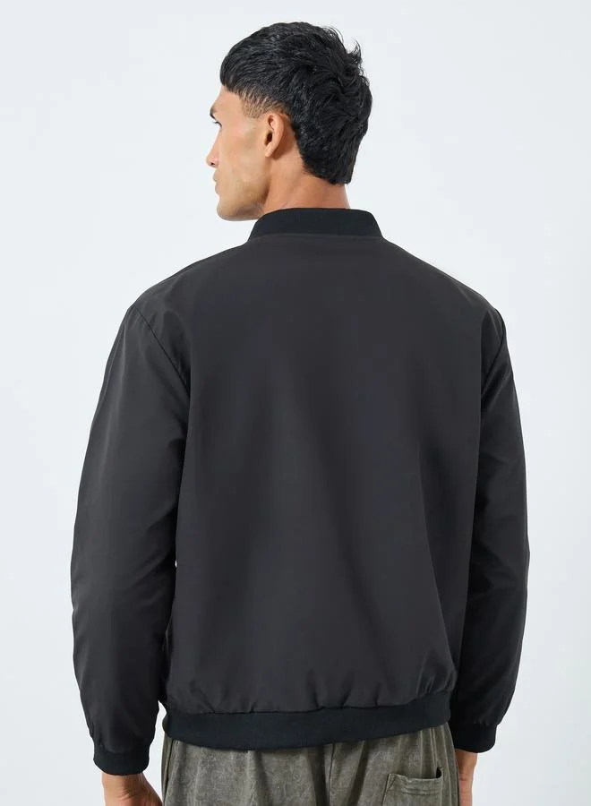 Styli  Styli Men Relaxed Fit Biker Jacket for Men | Best Price UAE