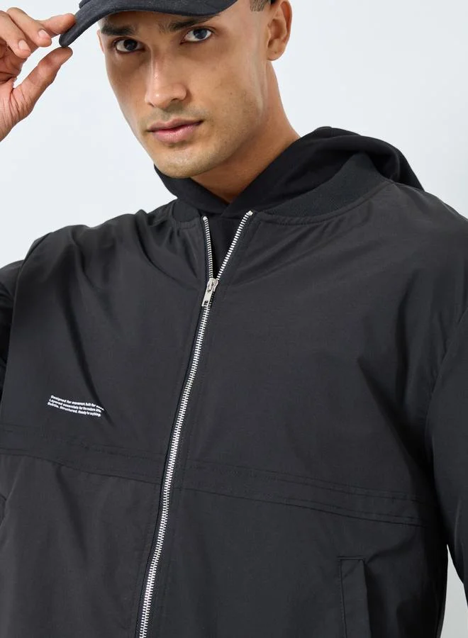 Styli  Styli Men Relaxed Fit Biker Jacket for Men | Best Price UAE