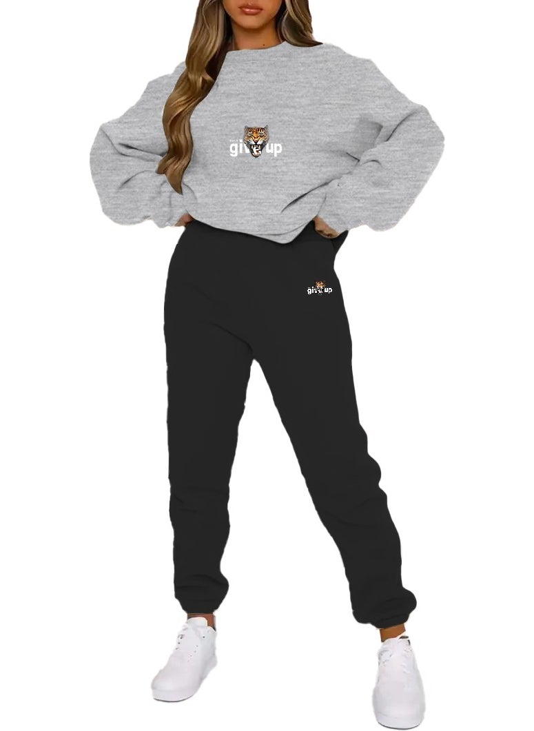 Tracksuit Set Oversize Giveup Printed Tracksuit Set,lover,couple Combination Gray - pzsku/ZFBD9F46E90352EC7AADAZ/45/_/1735589484/0748604b-b881-4296-a6f7-9489a969bf94