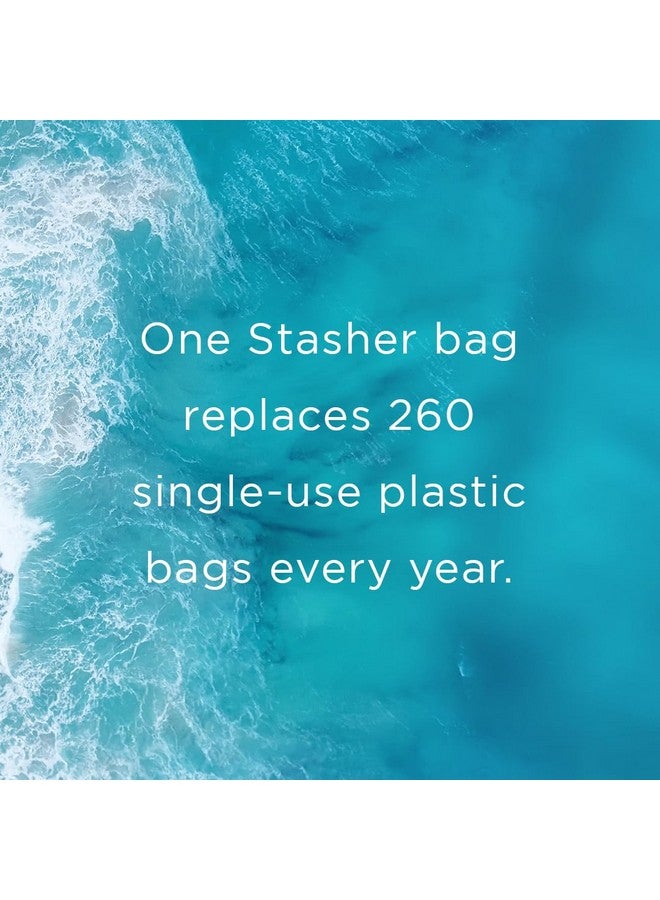 ستاشر أكياس تخزين طعام ستاشر سيليكون فاخرة قابلة لإعادة الاستخدام، عبوة من 6 قطع، شفافة | حقائب تخزين طعام متعددة الاستخدامات، حقيبة غداء، حاويات سفر | خالية من مادة BPA، مانعة للتسرب، آمنة للغسل في غسالة الأطباق، صديقة للبيئة - Image 4