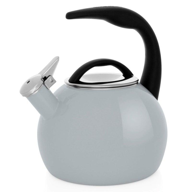 Chantal 40Th Anniversary Tea kettle 2 Quart Enamel Carbon steel Whistling Canary Yellow