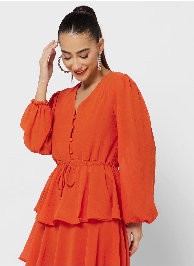 Ginger - Urban Minx Printed Shirt Dress - Image 1