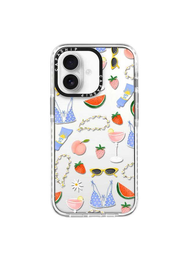S-TOP Case For iPhone 16 Simple Illustration Pattern Full Coverage Phone Case - Image 1