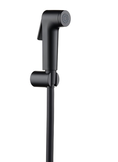 HESANIT Logic Shattaf Sprayer Set with Pipe and Wall Bracket Black 580100300B