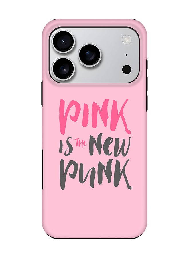 Stylizedd Tough Pro Magnetic Case for iPhone 17 Pro, Dual Layer hybrid PC + TPU Mobile Cover Matte - Pink is the new punk