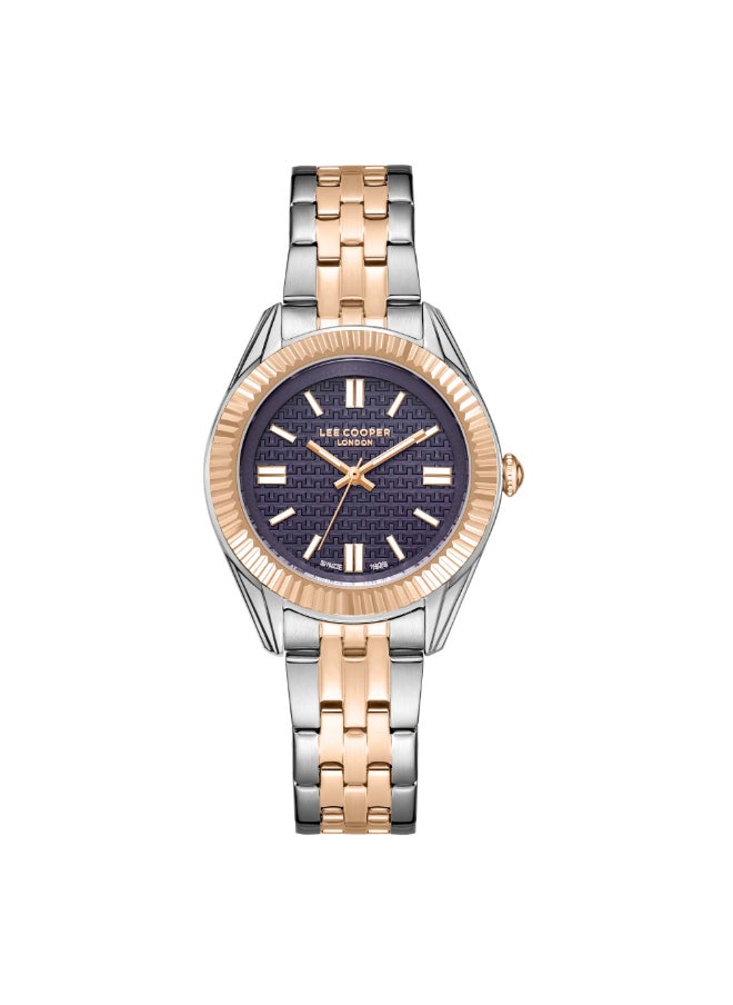 Lee Cooper Lee Cooper Women's Watch, Analog Display and Metal Strap - LC08038.580, Two Tone  - Image 1