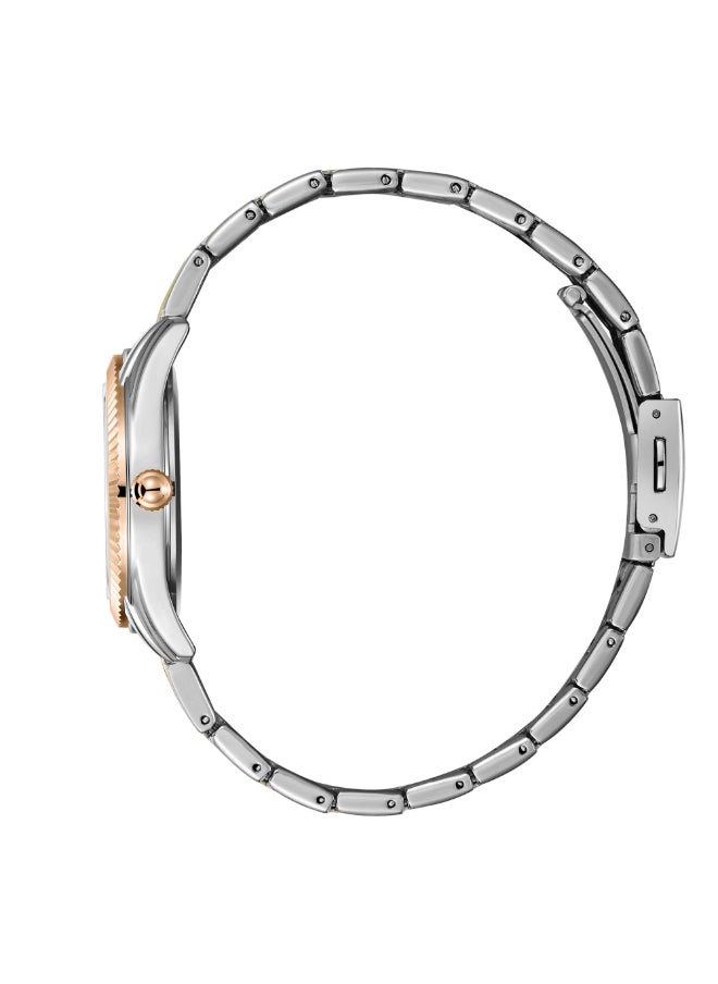Lee Cooper Lee Cooper Women's Watch, Analog Display and Metal Strap - LC08038.580, Two Tone  - Image 3