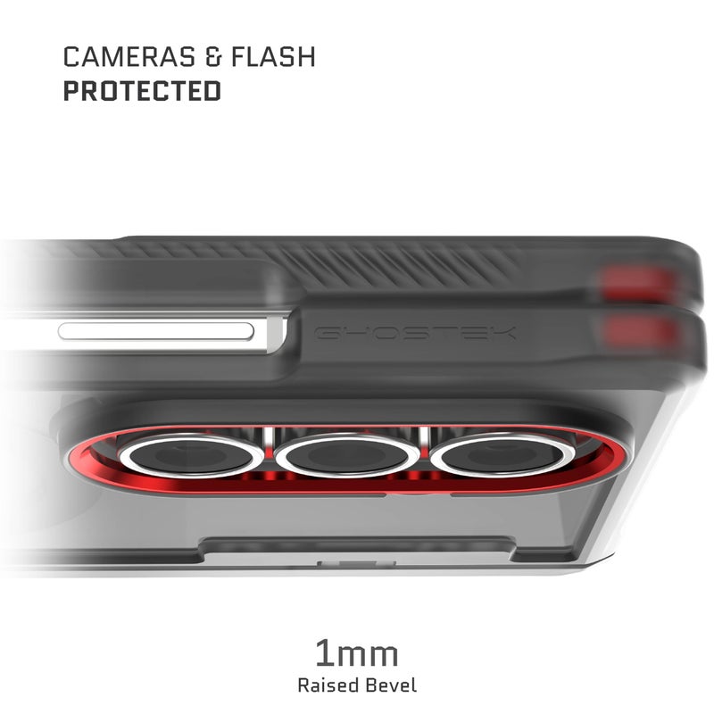 Ghostek Covert Clear Galaxy Z Fold7 Case with Built-in Kickstand, MagSafe and Full Hinge Protection Designed for 2025 Samsung Galaxy Fold 7 (8") (Smoke) - Image 4