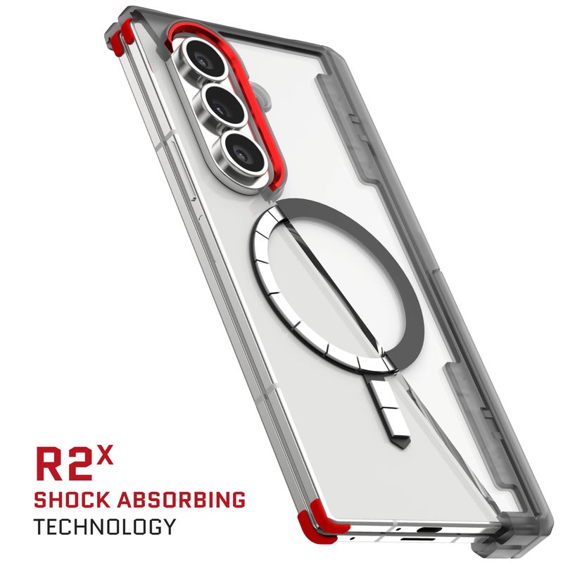 Ghostek Covert Clear Galaxy Z Fold7 Case with Built-in Kickstand, MagSafe and Full Hinge Protection Designed for 2025 Samsung Galaxy Fold 7 (8") (Smoke) - Image 5