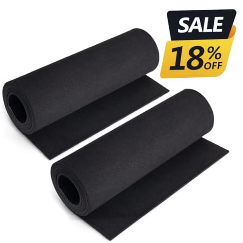MEARCOOH 2-Pack Black Eva Foam Sheets roll, Premium eva Craft Foam 5mm Thick, 13.9" x 59", High Density 86kg/m3 for Halloween Cosplay Costume, Crafts, DIY Projects by MEARCOOH - Image 2