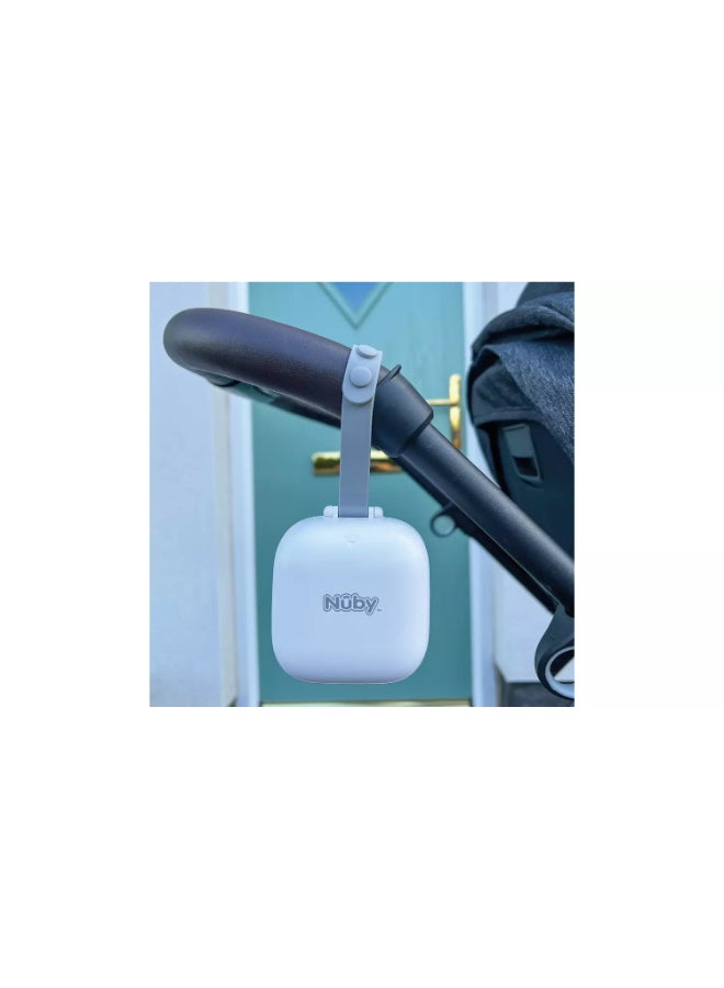 Nuby UV Dummy Steriliser, Portable Pacifier Steriliser with UV Sanitising Technology for Clean and Hygienic Soothers, White - Image 5