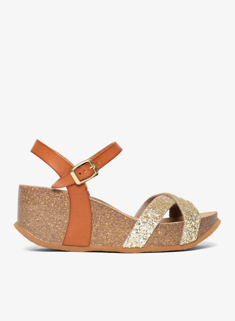 بيتون صندل بكعب ويدج