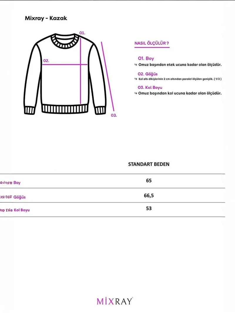 Mixray Navy Blue Mixray Oversized Knitwear Sweater for Women | Best Price UAE