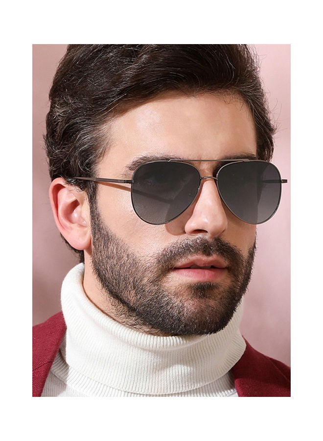 John Jacobs Unisex Unisex Polarized Aviator Sunglasses - JJ S11472 - Lens Size: 59Mm - Image 3