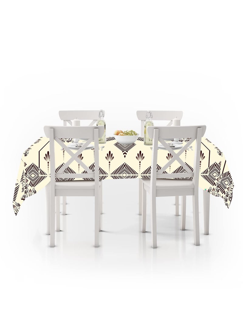 Pink Pari Pink Pari Printed Dining Table Cover, Tablecloth Kitchen Table Cloth Coffee Table Cover, Tablecloth for Dining Table Decorations Rectangular Designer Center Table Cover (40 x 60 inch) (Design-11)  - Image 3