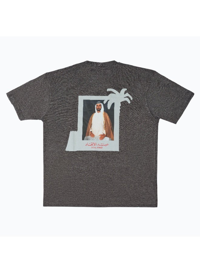 Eid Al Etihad Sheikh Zayed- Black Tshirt - Image 2