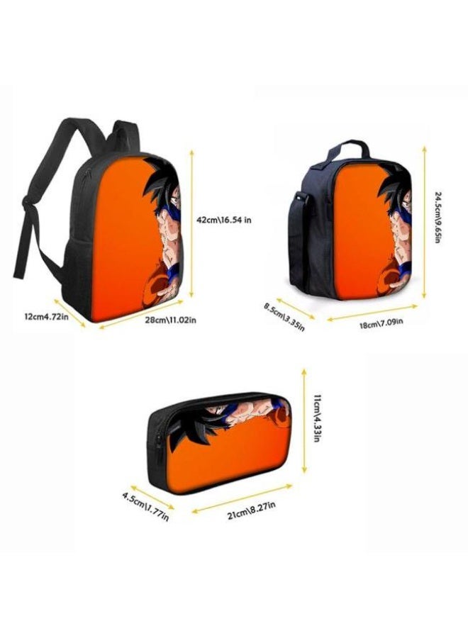 general Common universal printed backpack - three-piece backpack combination (available for students, children, friends on outings, mountain climbing, etc.) - 31 - Image 4