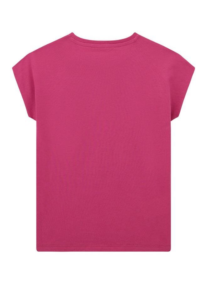 GUESS Kids Slogan Crew Neck T-Shirt  - Image 2