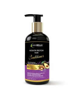 MAXBELLA Keratin Conditioner With Hydrolyzed Keratin Protein Almond & Argan Oil For Smoothshiny & Strong Hair Conditioner (300Ml)  - Image 2