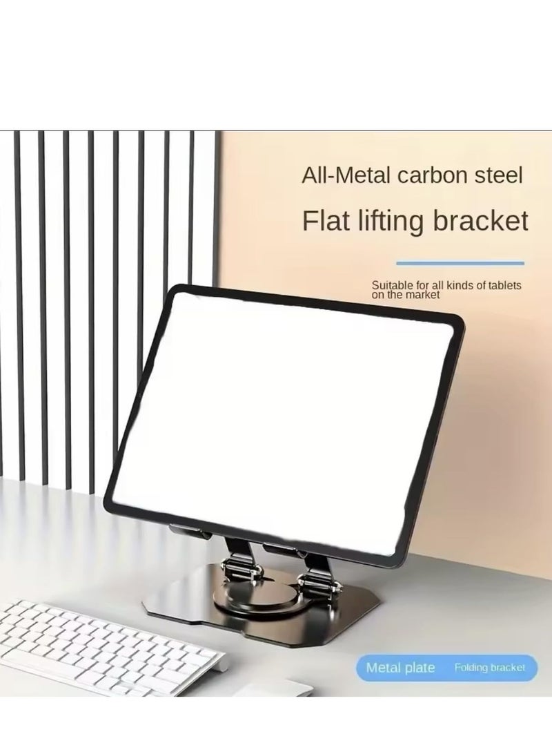 لوكاداه حامل كمبيوتر محمول مكتبي، رافع كمبيوتر محمول قابل للتعديل، مصنوع من مادة ABS والسيليكون، حامل كمبيوتر محمول قابل للطي، خفيف الوزن، محمول، مزود بفتحات تهوية، مناسب لأجهزة الكمبيوتر المحمولة والأجهزة اللوحية من لينوفو، ماك بوك برو إير، إتش بي، وغيرها (متعدد الألوان) - Image 4