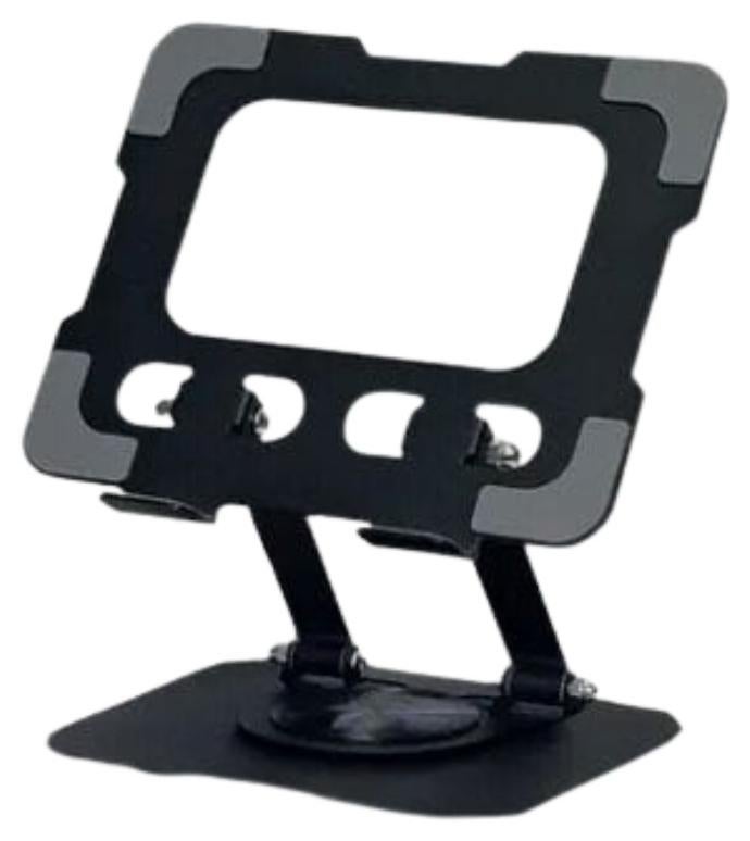 لوكاداه حامل كمبيوتر محمول مكتبي، رافع كمبيوتر محمول قابل للتعديل، مصنوع من مادة ABS والسيليكون، حامل كمبيوتر محمول قابل للطي، خفيف الوزن، محمول، مزود بفتحات تهوية، مناسب لأجهزة الكمبيوتر المحمولة والأجهزة اللوحية من لينوفو، ماك بوك برو إير، إتش بي، وغيرها (متعدد الألوان) - Image 1