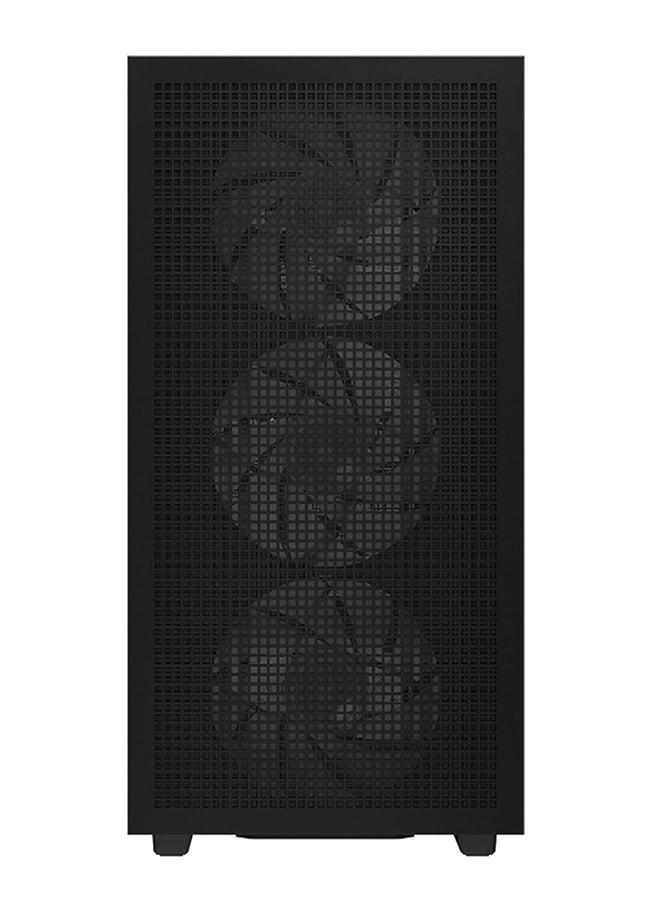 DEEPCOOL - DeepCool CH560 Digital ATX Airflow case, Dual Status Display, 3X Pre-Installed 140mm ARGB Fans, Hybrid Mesh/Tempered Glass Side Panel, Magnetic Top Mesh Filter, Type-C, USB 3.0, Black - Image 1