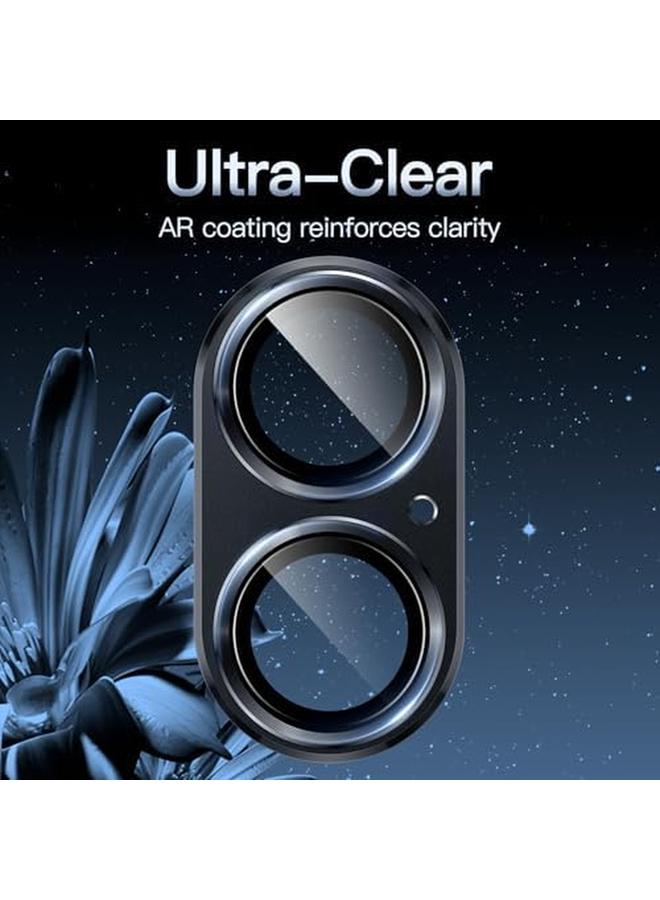 جي تيك واقي عدسة الكاميرا لهاتف آيفون 16 مقاس 6.1 بوصة وآيفون 16 بلس مقاس 6.7 بوصة بتغطية كاملة وغطاء حلقي من الزجاج المقوى 9H مع لوحة معدنية غير لامعة، عبوة واحدة باللون الأسود - Image 5