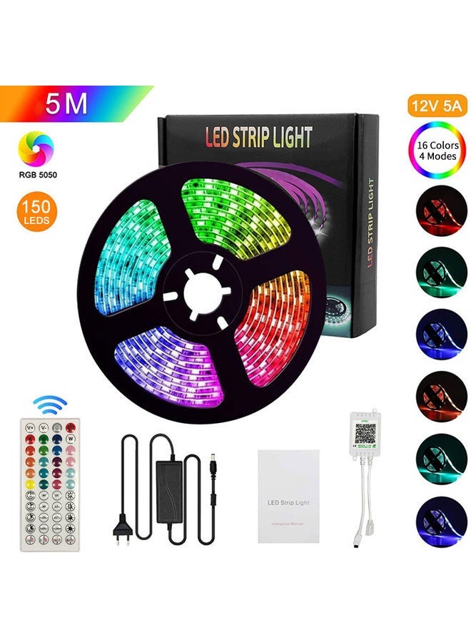 NIBEMINENT Bluetooth APP Controlled LED Strip Lights Multicolour - Image 3