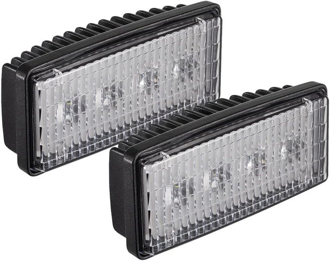 3"X6" Rectangular 20W Flood Beam Led Sealed Beam Light For John Deere Tractors - 2-Pack